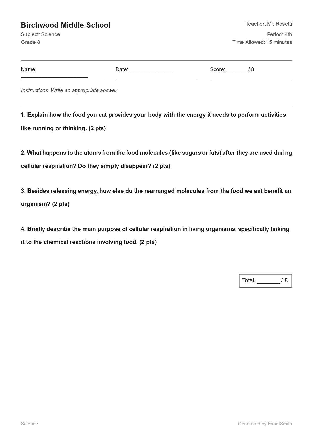 Algebra II Midterm Preview
